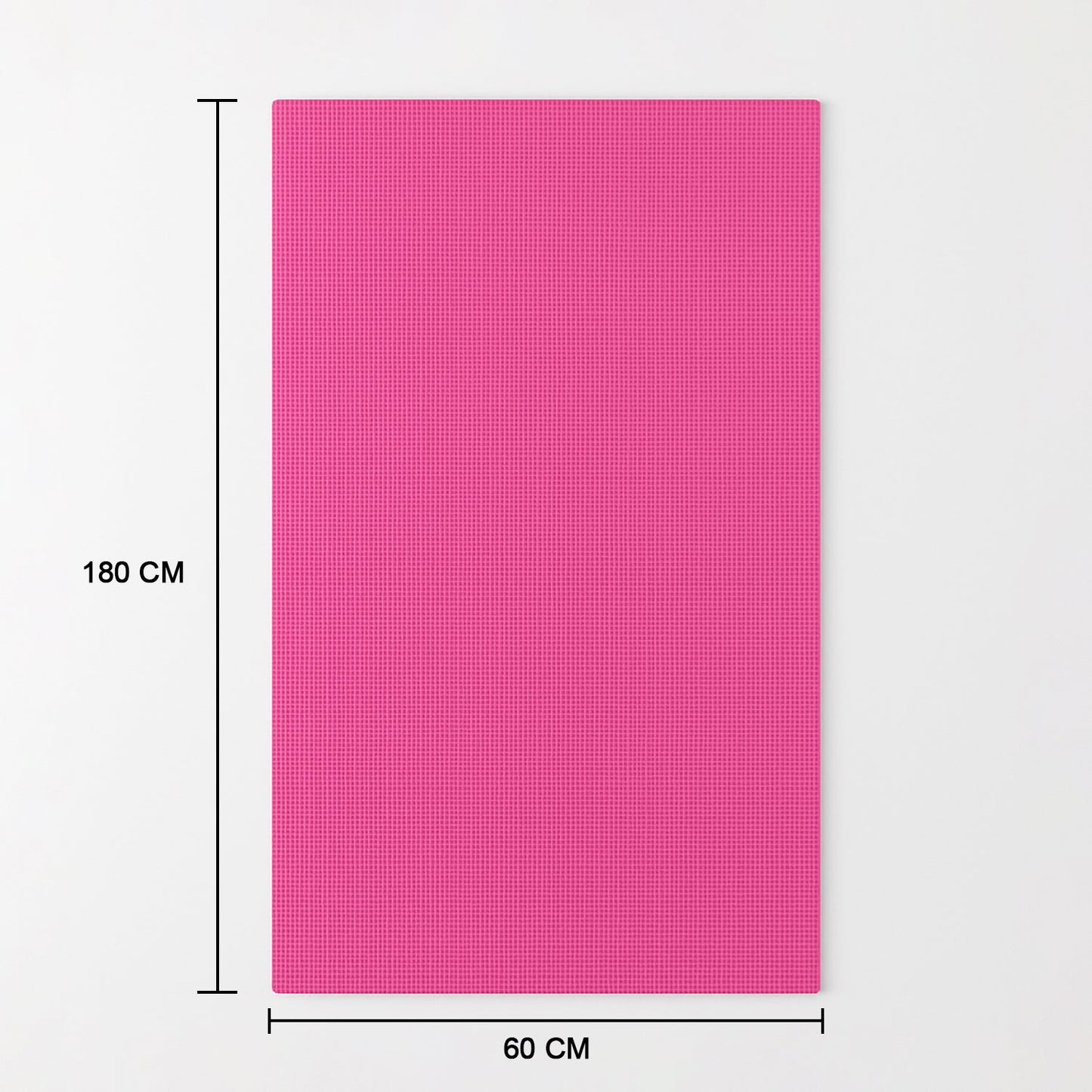 Yoga Mat Eco-Friendly For Fitness Exercise Workout Gym with Non-Slip (180x60xcm) Color may very