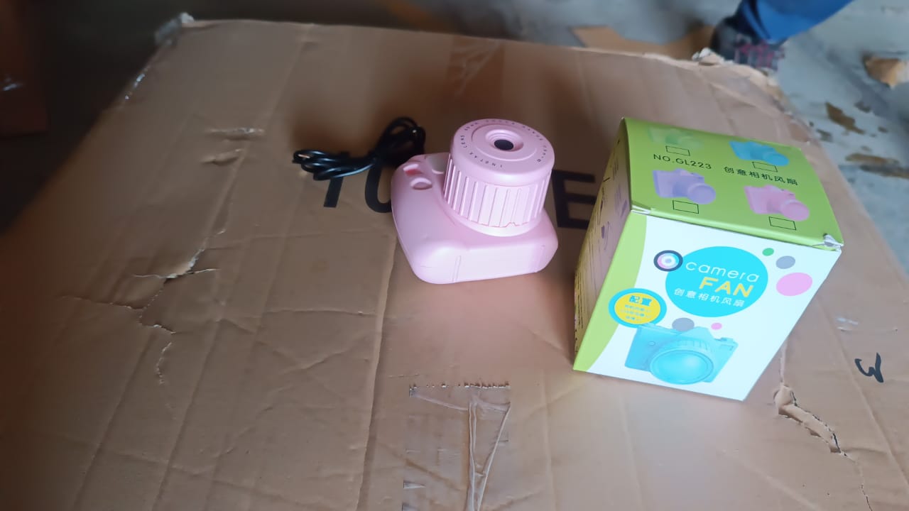 USB Mini Camera-Shaped Fan (1 Pc)