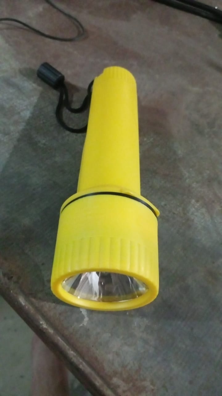 Big LED Flashlights / Torch Light, Battery operated (1 Pc / Battery not included)