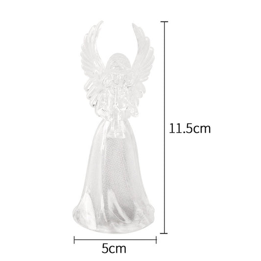 Battery Operated Led Angel Decorative Lights (4 Pc Set)