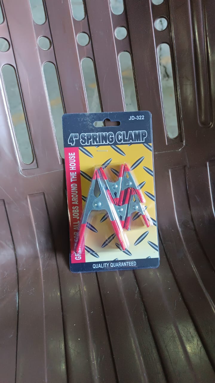 Metal Spring Clamps, Heavy Duty Spring Metal Clips Clamp (5 Pcs Set)