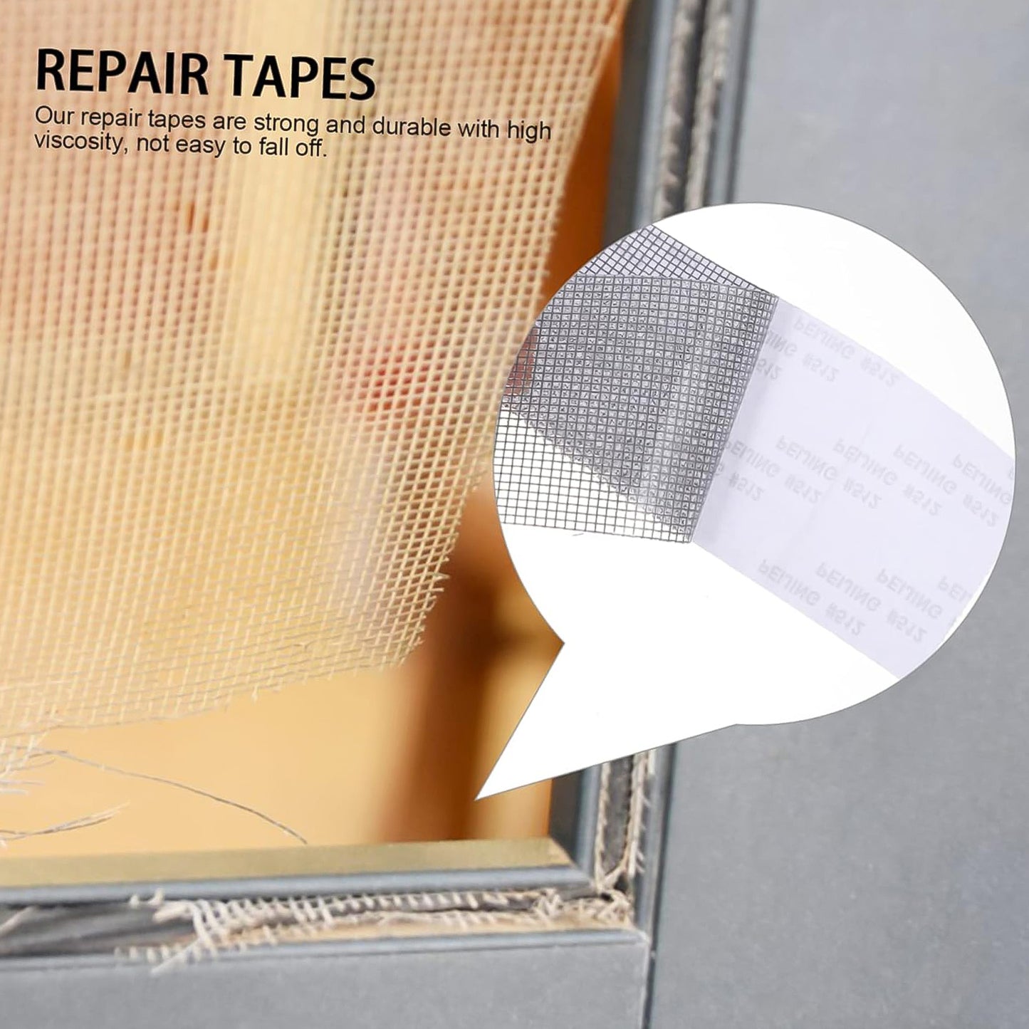 Self-adhesive Mosquito Net Repair Tape  2m X 5cm Roll  1 Pc