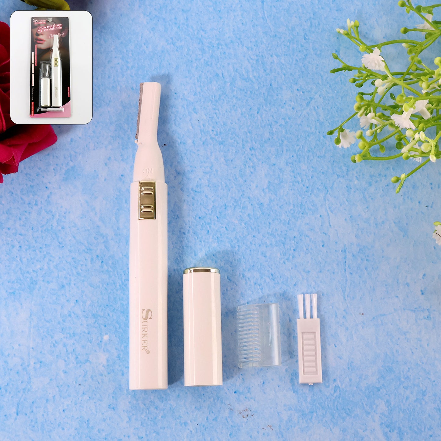 Mini Electric Eyebrow  Facial Hair Trimmer - (Set)