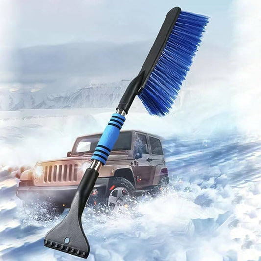 Ice Scraper Car Snow Brush 2 In 1 Comfortable Grip (1 Pc 67 Cm Long)