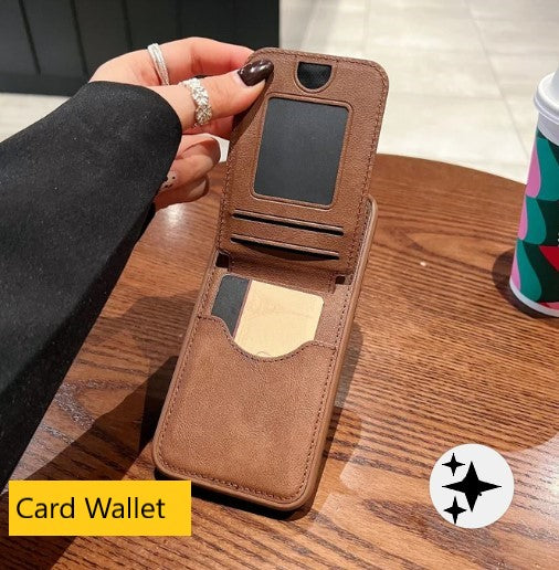 Card Bag Slot Stand Holder PU Leather Phone Case - Samsung S24 Ultra