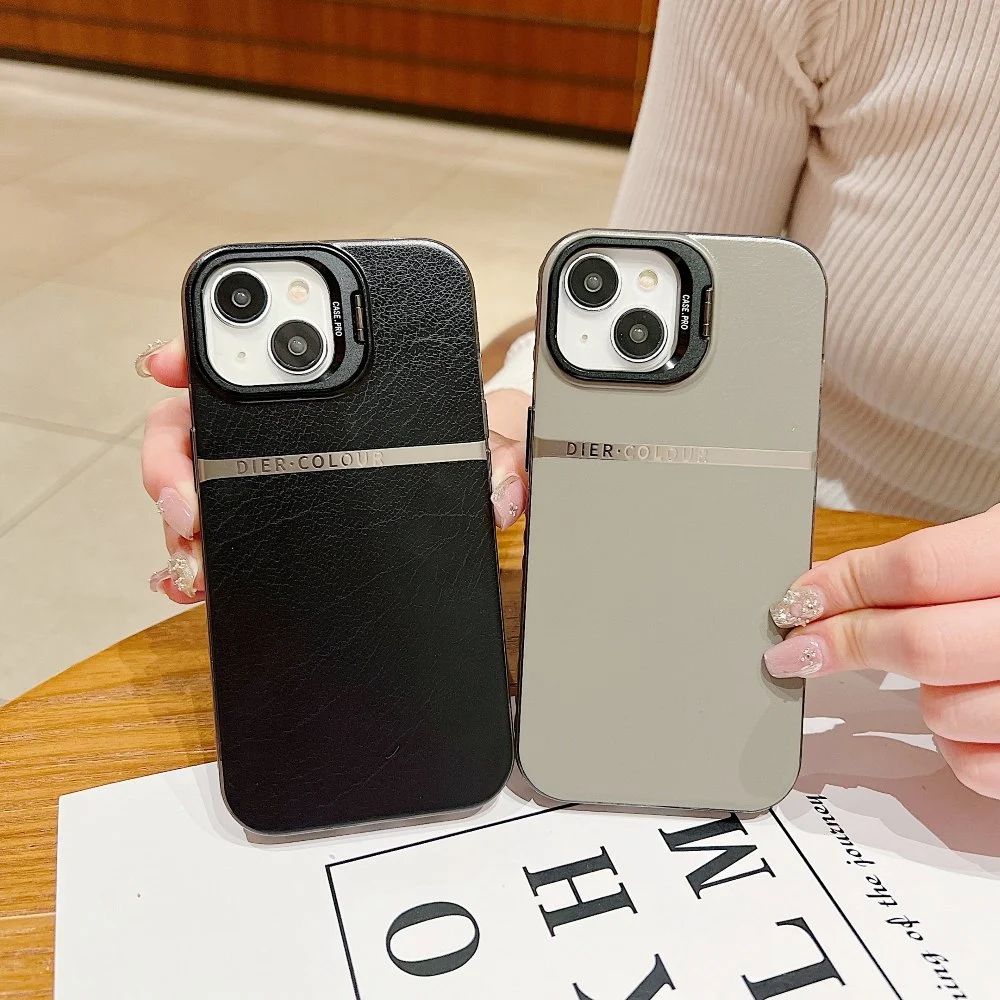 Bracket Kickstand TPU (Soft) | PC (Hard) Phone Case - iPhone 14 Pro