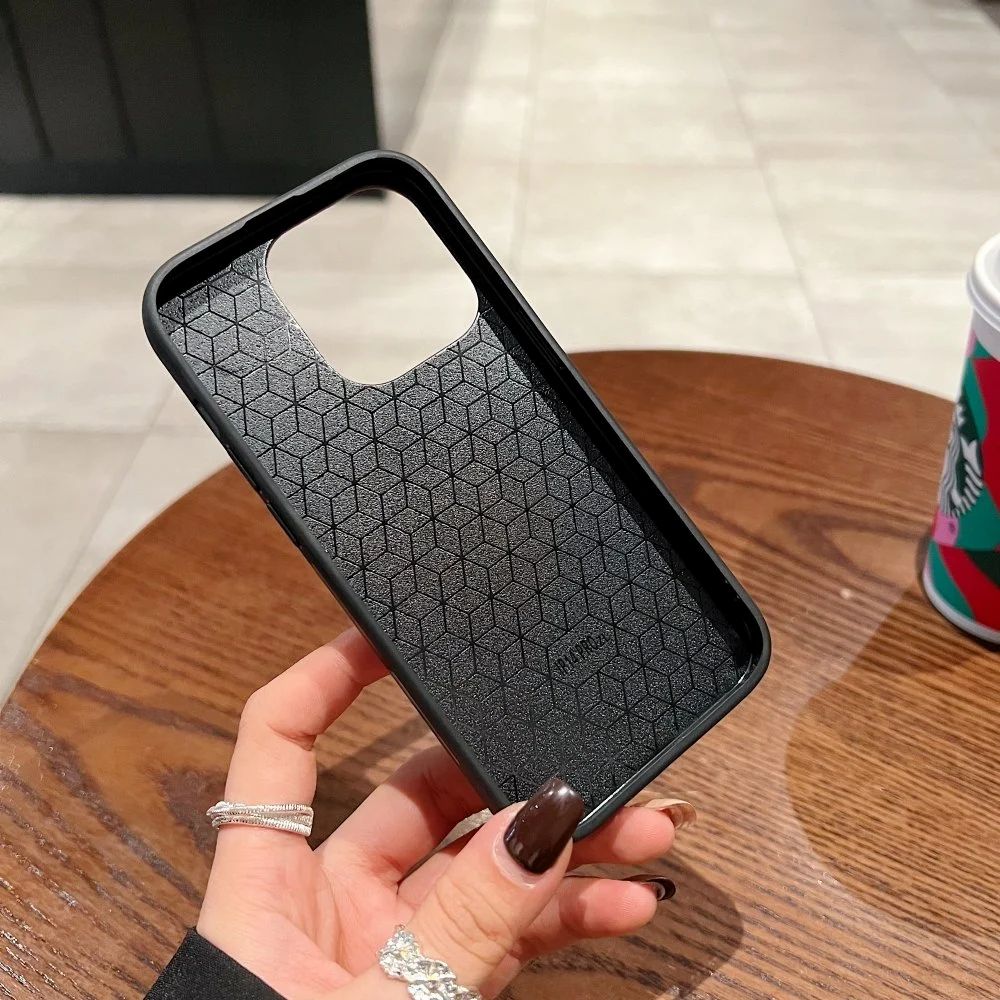 Double Buckle Magnetic Button Closer PU Leather Phone Case - iPhone 16 Pro (black)