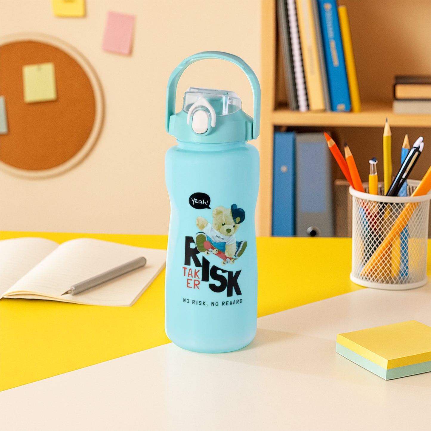 Risk Taker Printed Water Bottle 2000ml + 900ml + 300ml - (3 Pc  Set)