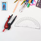Ergonomic 2 Pc Compass Geometry Kit with Pencil Grip