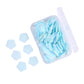 Mini Portable Travel Soap Paper Sheets Flower Shape (100 Pcs Set Approx / Mix Color)