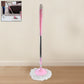Home Cleaning Stainless Steel 360° Rotating Pole - Microfiber Mop with Adjustable Rod Stick Mix Color)