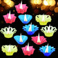 Magical Reflection Diya Set with 6 Attractive Design Cup Set Of 12 Pieces, Diwali