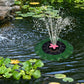 Decorative Solar-Powered Floating Water Fountain Pump