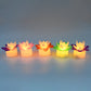 Decoration Candles/Led Diwali Decor Lotus Flower Candle, Diwali (5 Pc)