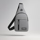 Waterproof Waist Bag, Shoulder Bags USB Charging Earphone Hook Sling Travel Bag (1 Pc / Mix Color)