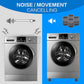 Adjustable Anti-Vibration Pads for Washing Machine and Refrigerator Base (4 Pc)
