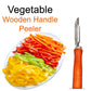 Wooden Handle and Stainless Steel Vegetable Peeler