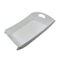 Foldable Plastic Serving Tray - Portable with Handle for Kitchen & Dining (1pc)