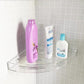 Bathroom Plastic Corner Shelf Rack Set for Wall Number of Shelves (3 Pcs Set)