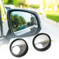 Car Blind Spot Mirror – HD Glass, Convex & Frameless (2 Pcs Set)