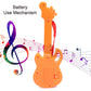 Colorful mini guitar, perfect for creating cheerful tunes