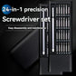 Aluminium 24 in 1 Precision Screwdriver Set, Screwdriver Tool Set (24 Pcs Set)