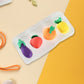 Mini Cute Veg & Fruit Erasers – 3D Colorful Eraser Set for Kids (4 Pc)