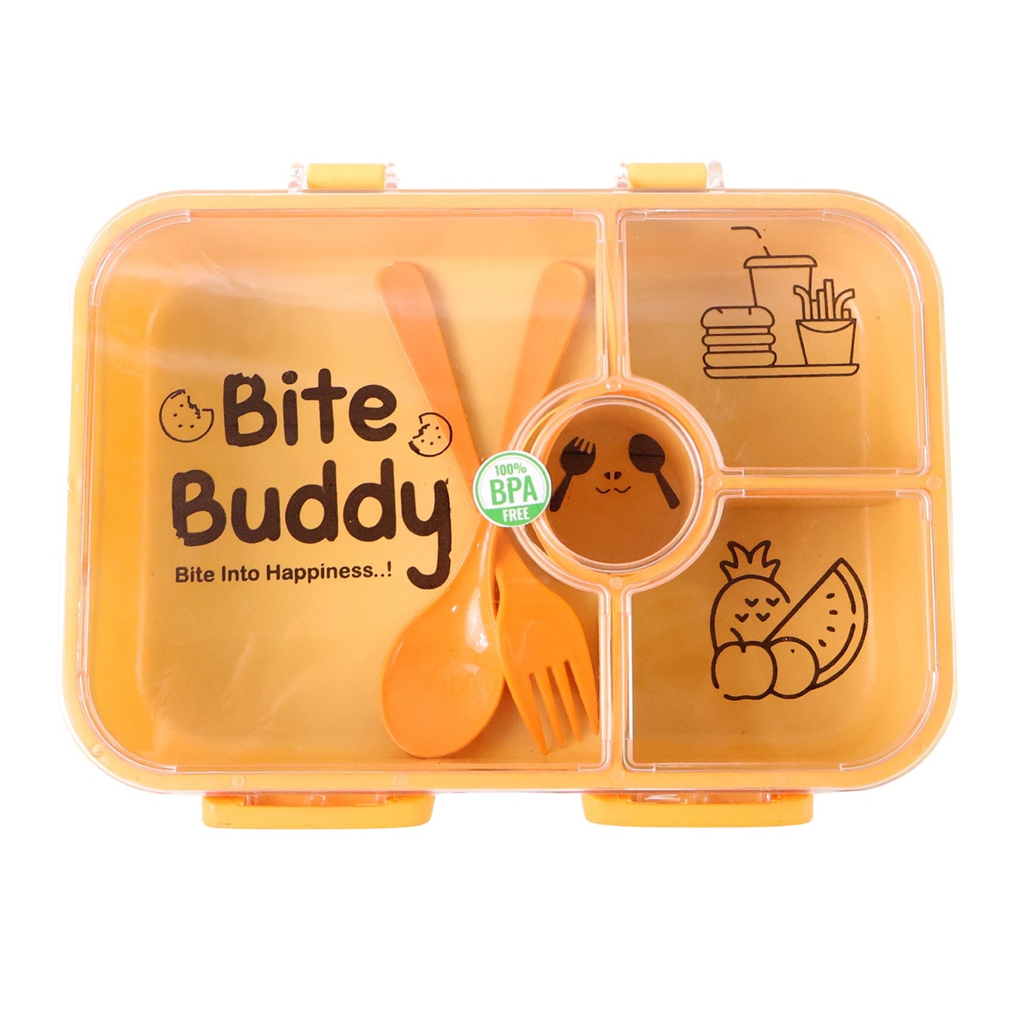 Bite Buddy Plastic Tiffin Box