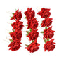Hair Clip Red Rose Bridal Hair Pins Rose (12 Pcs Set / Red Color Only), Hair accessories