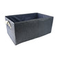 FOLDABLE CLOTH STORAGE BOX WITH HANDLES (47×28 CM)