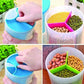 0618 3 In 1 Transparent Air Tight Storage Dispenser Container