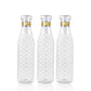 Water bottle with diamond pattern, for kids, close-up