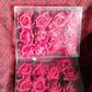 Flower Rose Hair Pin / Clip Velvet Flower Design (12 pcs Set / Red Color Only), Hair accessories