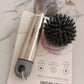 Cleaning Brushes Set, Scrub Brush Bathroom Brush, Long Handle Liquid Dispenser Pot Washing Brush
