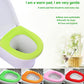 Bathroom Soft Thicker Warmer Stretchable Washable Cloth Toilet Seat Cover (1pc)