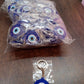 Evil Eye Rubber / Silicone Keychain (1 Pc / Blue Color)