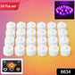 Flameless LED Tealights, Smokeless Plastic Decorative Candles - Led Tea Light Candle For Home Decoration, Diwali (Pack Of 24)