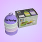 Customized 3 Layer Cute Portable Baby Food Milk Powder Storage Box Bottle Container Milk Powder Baby Food Container Bowl (Mix Color)