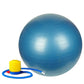 Anti-burst gym ball with pump