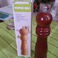 Wooden Pepper Mill 6 inch Tall - Best Pepper Grinder (1 Pc)