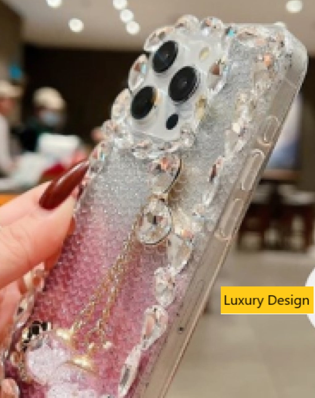 Crystal Diamond Handmade Transparent Phone Case