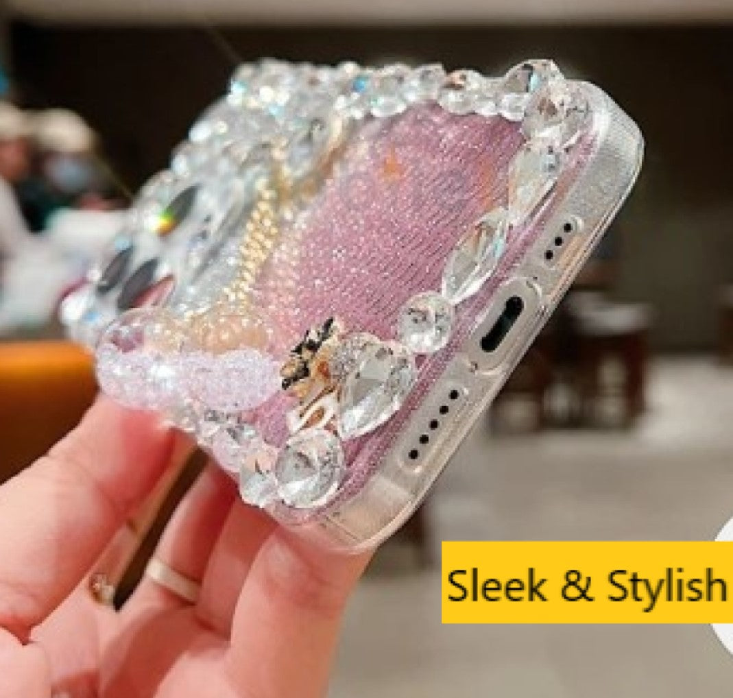 Crystal Diamond Handmade Transparent Phone Case
