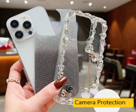 Crystal Diamond Handmade Transparent Phone Case