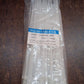 3.2x200 MM Nylon Self Locking Cable Ties, Heavy Duty Strong Zip Wire Tie. Pack of 100 - Black.