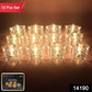Set Of 12 Led Crystal-effect Flameless Smokeless Candles