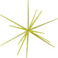 3D Gold Star Hanging Decoration Star, Acrylic Look  Hanging Luminous Star for Windows, Home, Garden Festive Embellishments for Holiday Parties Weddings Birthday Home Decoration (Medium)