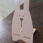 Wooden Cute Lovely Rabbit Design Mobile Stand (1 Pc)