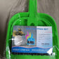 Easy-to-use dustpan with brush for quick cleanups.