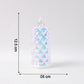 Decorative Led Candle Lights With Holographic Finish (2 Pc  Set)