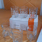 Glass Coffe & Tea Cup / Mug Enjoy Your Drink in Style, Water glass (6 pcs Set / 220 ML)